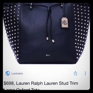 Ralph Lauren authentic studded tote